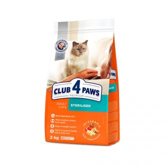 CLUB 4 PAWS PREMIUM pentru pisici sterilizate 