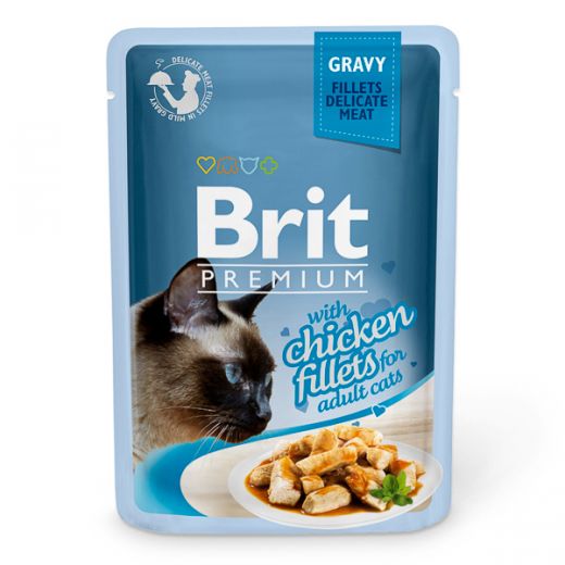 Brit Cat Delicate Chicken in Gravy 85 g