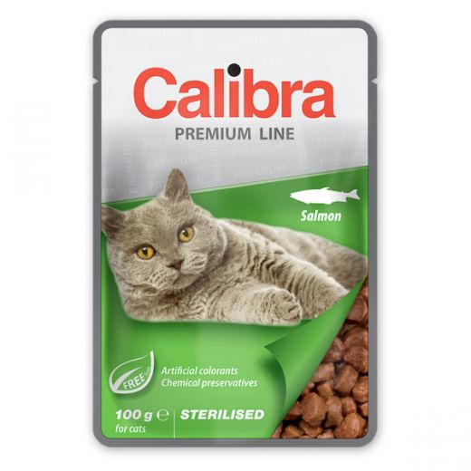 Calibra Cat Pouch Premium Sterilised Salmon 100 g