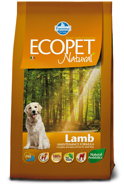 Ecopet Natural Lamb Medium 12kg